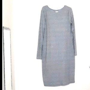 A New Day Heather Gray Sweater Dress-M